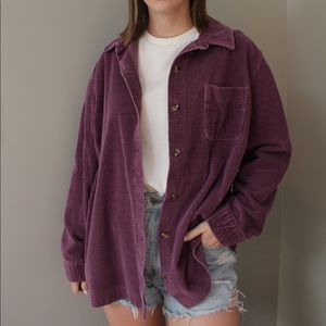 L.L.Bean corduroy button down top